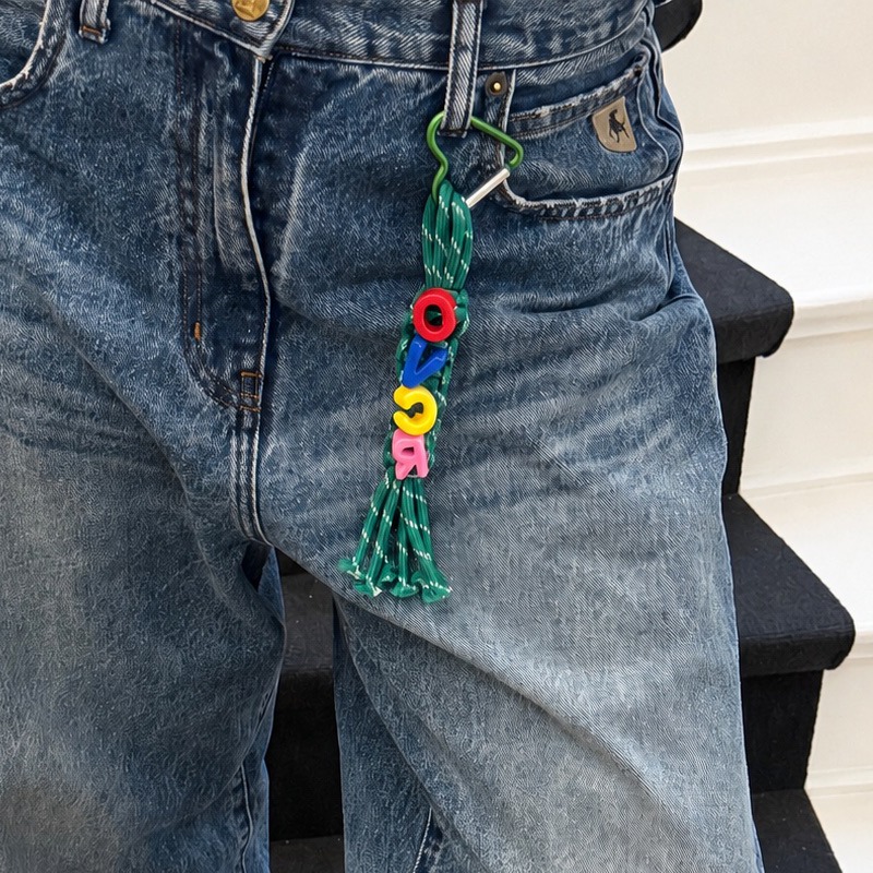 Personalised Word Jeans/Bag Charm